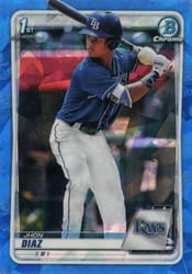 2020 Bowman Sapphire Edition Base Set Jhon Diaz #BCP-30 card