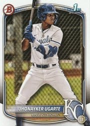 2025 Bowman Prospects Jhonayker Ugarte #BP-123 card