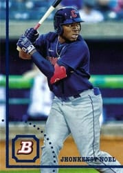 2022 Bowman Heritage Prospects Jhonkensy Noel #BHP-31 card
