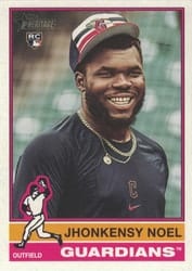2025 Topps Heritage Base Set Jhonkensy Noel #79 card