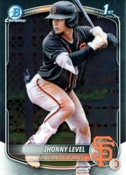 2025 Bowman Chrome Prospects Jhonny Level #BCP-147 card