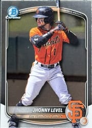 2025 Bowman Draft Chrome Jhonny Level #BDC-55 card