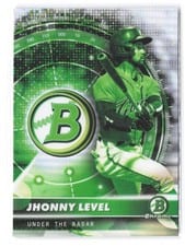 2026 Bowman Under the Radar Jhonny Level #UR-3 card