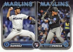 2024 Topps Update Base Set Jhonny Pereda / Emmanuel Ramirez #US185 card