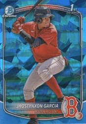 2025 Bowman Sapphire Edition Base Set Jhostynxon Garcia #BCP-43 card