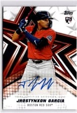 2026 Topps Baseball Stars Autographs Jhostynxon Garcia #BSA-JHG card