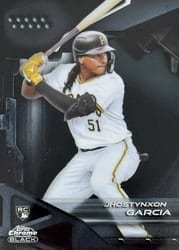 2026 Topps Chrome Black Base Set Jhostynxon Garcia #23 card