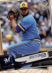 2019 Topps Big League Base Set Jhoulys Chacin #60 card
