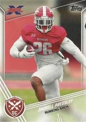 2020 Topps XFL Base Set Jhurell Pressley #101 card