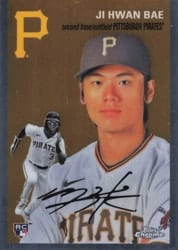 2023 Topps Chrome Platinum Anniversary Base Set Ji Hwan Bae #166 card