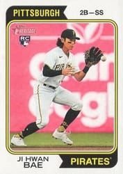 2023 Topps Heritage Base Set Ji Hwan Bae #179 card