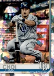 2019 Topps Chrome Sapphire Edition Base Set Ji-Man Choi #423 card