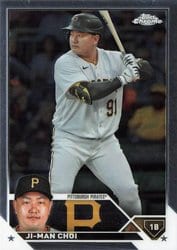 2023 Topps Chrome Update Base Set Ji-Man Choi #USC14 card