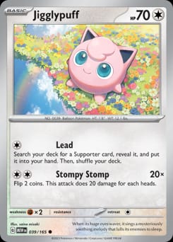 151 Jigglypuff #39 card