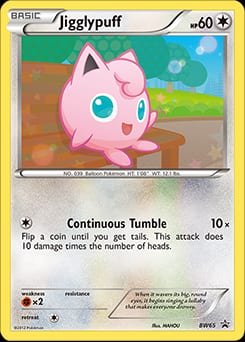 BW Black Star Promos Jigglypuff #BW65 card
