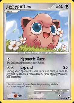Great Encounters Jigglypuff #72 card