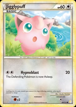 HeartGold & SoulSilver Jigglypuff #68 card