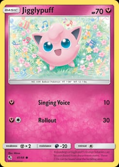 Hidden Fates Jigglypuff #41 card
