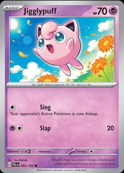 Paldea Evolved Jigglypuff #83 card