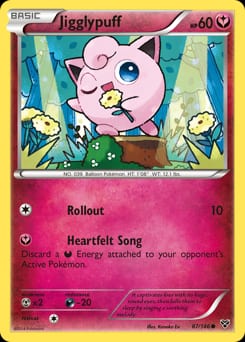 2014 XY Jigglypuff #87 card