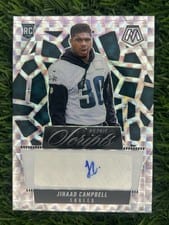 2025 Panini Mosaic Rookie Scripts Jihaad Campbell #RS-JCL card