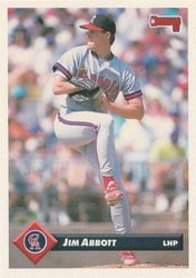 1993 Donruss Base Set Jim Abbott #35 card