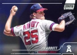 2022 Stadium Club Chrome Base Set Jim Abbott #67 card