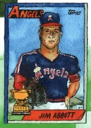 2025 Topps Shoebox Treasures Base Set Jim Abbott #77 card