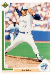 1991 Upper Deck Base Set Jim Acker #670 card