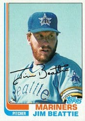 1982 Topps Base Set Jim Beattie #22 card