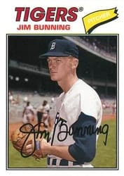 2018 Topps Archives Base Set Jim Bunning #119 card