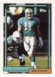 1992 Topps Base Set Jim C. Jensen #557 card