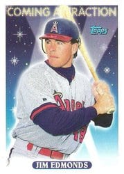1993 Topps Base Set Jim Edmonds #799 card