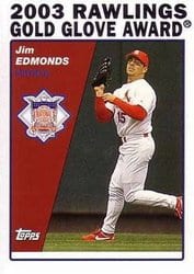 2004 Topps Base Set Jim Edmonds #713 card