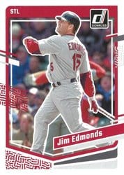 2023 Donruss Base Set Jim Edmonds #111 card
