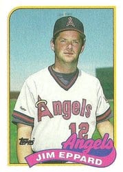 1989 Topps Base Set Jim Eppard #42 card