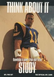 1991 Pro Set Base Set Jim Everett #374a card