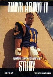 1991 Pro Set Base Set Jim Everett #374b card