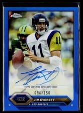 2021 Panini Select Signatures Select Jim Everett #SSP-JEV card