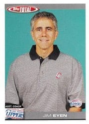 2004-05 Topps Total Base Set Jim Eyen #384 card