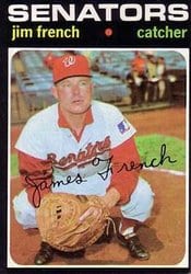 1971 Topps Base Set Jim French #399 card