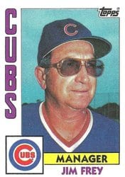 1984 Topps Base Set Jim Frey #51 card
