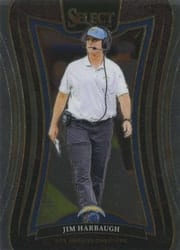 2024 Panini Select Base Set Jim Harbaugh #375 card