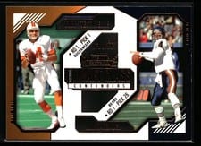 2024 Panini Contenders Historic Draft Class Contenders Jim Harbaugh / Vinny Testaverde #9 card