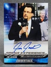2024-25 Upper Deck Credentials Arena Experience Autographs Jim Jackson #AE-JJ card