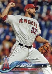 2018 Topps Base Set Jim Johnson #520 card