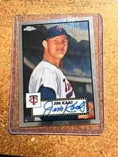 2021 Topps Chrome Platinum Anniversary Autographs Jim Kaat #PA-JKA card