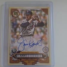 2022 Topps Gypsy Queen Autographs Jim Kaat #GQA-JKA card