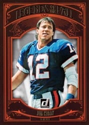 2020 Donruss Legends of the Fall Jim Kelly #LF-JK card