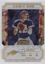2022 Panini Contenders Admit One Jim Kelly #AO-JKE card